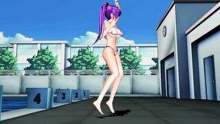 MMD Touhou Patchouli bikini dance