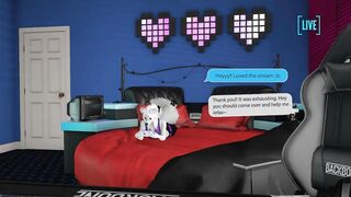 Sex Caught on Livestream // Forgot to turn off webcam - Second Life Yiff