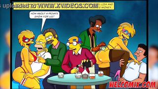Night in the whorehouse! A VERY CRAZY NIGHT - The Simptoons