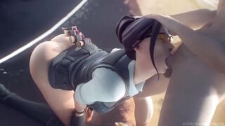 Fortnite - Rook on Her Knees Blowjob Animation (Soun)