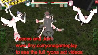 2 female guards has sex with men in Future Suppanuki pol hentai game video