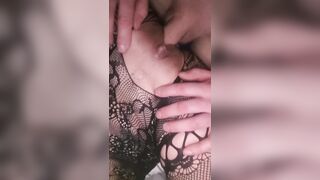 Wet pussyfuck in hot lingerie