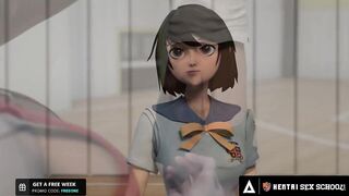 HENTAI SEX UNIVERSITY - Hentai Student Eats Out His Teacher's Perfect Pussy Until She Orgasms!