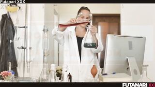 Real Life Futanari - Jennifer Mendez ride cock of her clone w huge cumshot