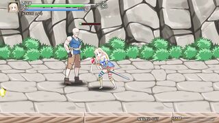 Pretty princess has sex with soldiers in Ailice hentai action game