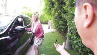 Busty MILF Dee Williams Gets Fucked, Eats Ass, and Swallows Cum to Pay for Car Crash GP2496