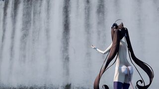 Sexy dance of a cute cat girl with small tits and tender pink nipples, who is just waiting to be fucked in her juicy pus