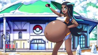 Pokemon Trainer Public Belly inflation weight gain