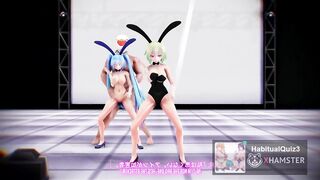 mmd r18 Gumi And Miku 3d hentai they love ahegao while cumming