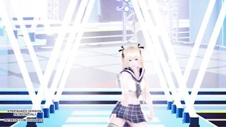 [MMD] Giga - CH4NGE Petite Teen Marie Rose Sexy Hot Dance Uncensored Hentai