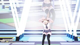 [MMD] Giga - CH4NGE Petite Teen Marie Rose Sexy Hot Dance Uncensored Hentai