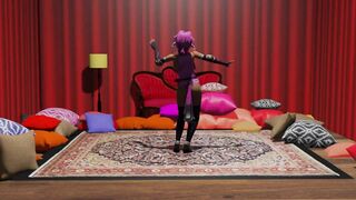 Dança do ventre sem roupa (1ª animação )