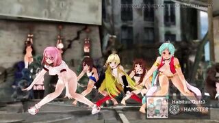 MMD r18 Meat shop girls fuck hardcore 3d hentai