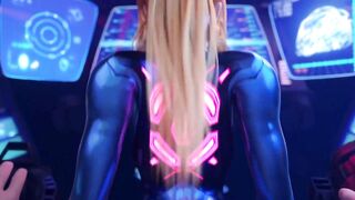 Metroid - Samus Aran Creampied Through Her Suit (Animation with Sound)