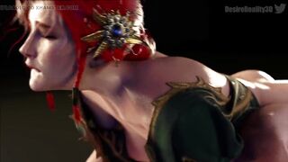TRY NOT TO CUM FROM THE INTENSE FUCKING WITH TRISS MERIGOLD, THE WITCHER HENTAI, RICH ASS BOUNCING (by Desire Reality)