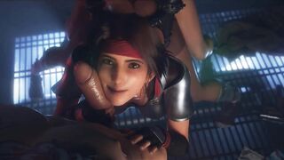 3D Compilation: Final Fantasy Tifa Anal Fucked Cowgirl Dick Ride Jessie Threesome Uncensored Hentai