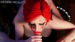 Triss Merigold The best Blowjob from The Hottest Sorceress (The Witcher XXX) (3D HENTAI PORN, Blowjob) by Desire Reality