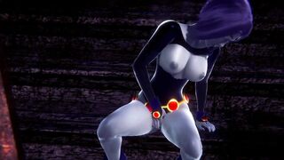 Raven fingering that pussy | Teen Titans 3D Porn