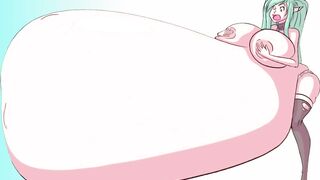 Hentai girl belly expansion, weight gain