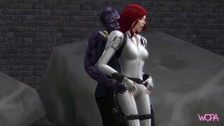 [TRAILER] Black Widow having sex with Thanos - Parody Animation