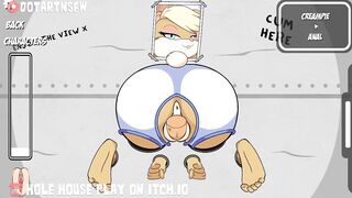 Hole House Game - Lola Bunny Gets Stuck In A Wall