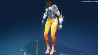 Tracer's Cock Trample Session [Animation]