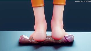 Tracer's Cock Trample Session [Animation]