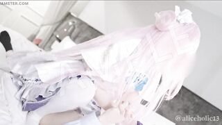 Japanese cosplayer hentai creampie