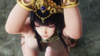 Private Sex with Nyotengu (3D Hentai)