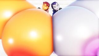 Raven and Starfire Breast Expansion | Imbapovi