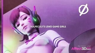 Vulpeculy's Lewd Game Girls - 3D Animation Bundle