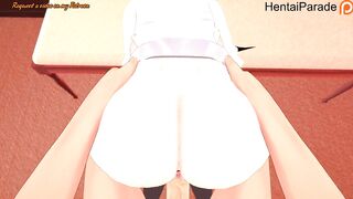 Anna Yamada Thigh Job Dangers in my Heart Hentai Uncensored