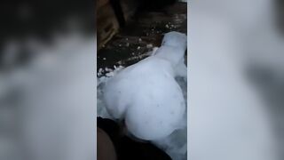 Snowgirl Wants My HOT Cum in Her Cold Tight Pussy!