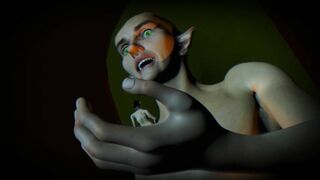 Dark Lord Goblin Jerks Off To Tiny Elf Maiden amateur 3d production