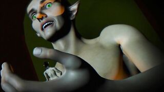 Dark Lord Goblin Jerks Off To Tiny Elf Maiden amateur 3d production