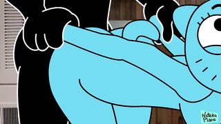 Nicole Watterson's warning - parody animation of Amazing World of Gumball