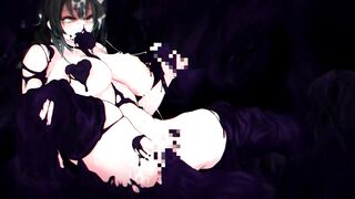 【H GAME】魔女の夜は♡アニメ⑤ Hシーン紹介 肉便器スライム エロアニメ