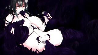 【H GAME】魔女の夜は♡アニメ⑤ Hシーン紹介 肉便器スライム エロアニメ