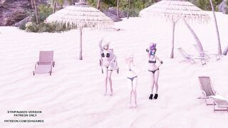 [MMD] Brave Girls - Chi Mat Ba Ram Ahri Kaisa Seraphine KDA Sexy Hot Dance League of legends Hentai