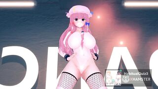 mmd r18 Ecksa size in Leotard Scarlet Devil Mansion super mario version 3d hentai