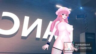 mmd r18 Ecksa size in Leotard Scarlet Devil Mansion lewd event dance 3d hentai