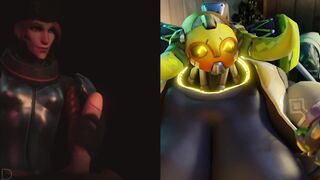 JOI Split Screen Compilation #1 - Overwatch