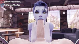 Widowmaker POV Extreme Deep Throat - HENTAI 4K (DEEP BLOWJOB, SWEET EXTREME SEXUAL PLEASURE) by SaveAss