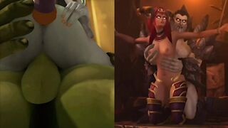 Split Screen Compilation #2 - World of Warcraft