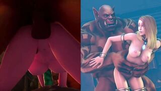 Split Screen Compilation #2 - World of Warcraft