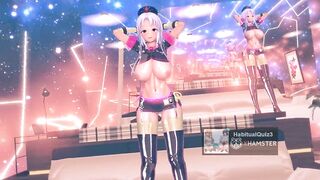 MMD r18 Semi undress Trick or Treatment Erin de Kensei Dance sexy bitch 3d hentai