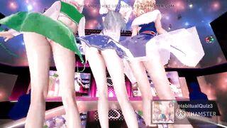 mmd r18 Hypnotic Youmu Sanae de Ghost Dance Kai sexy babe 3d hentai