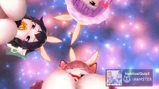 mmd r18 R18 Naked Bunny Orin Sky Pache de GhostDance Kai Remake sexy 3d hentai