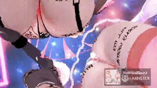 mmd R18 Hypnosis Complete Youmu Sanae de GhostDance Kai Remake whole body graffiti 3d hentai