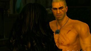 Geralt Fucked Yennefer on the Unicorn Witcher 3